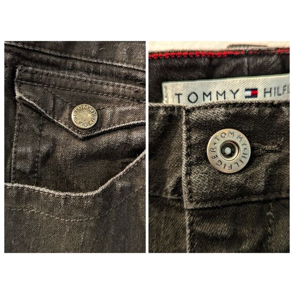 Tommy Hilfiger Hipster Boot Black Jeans   Sz 12 - Picture 11 of 11